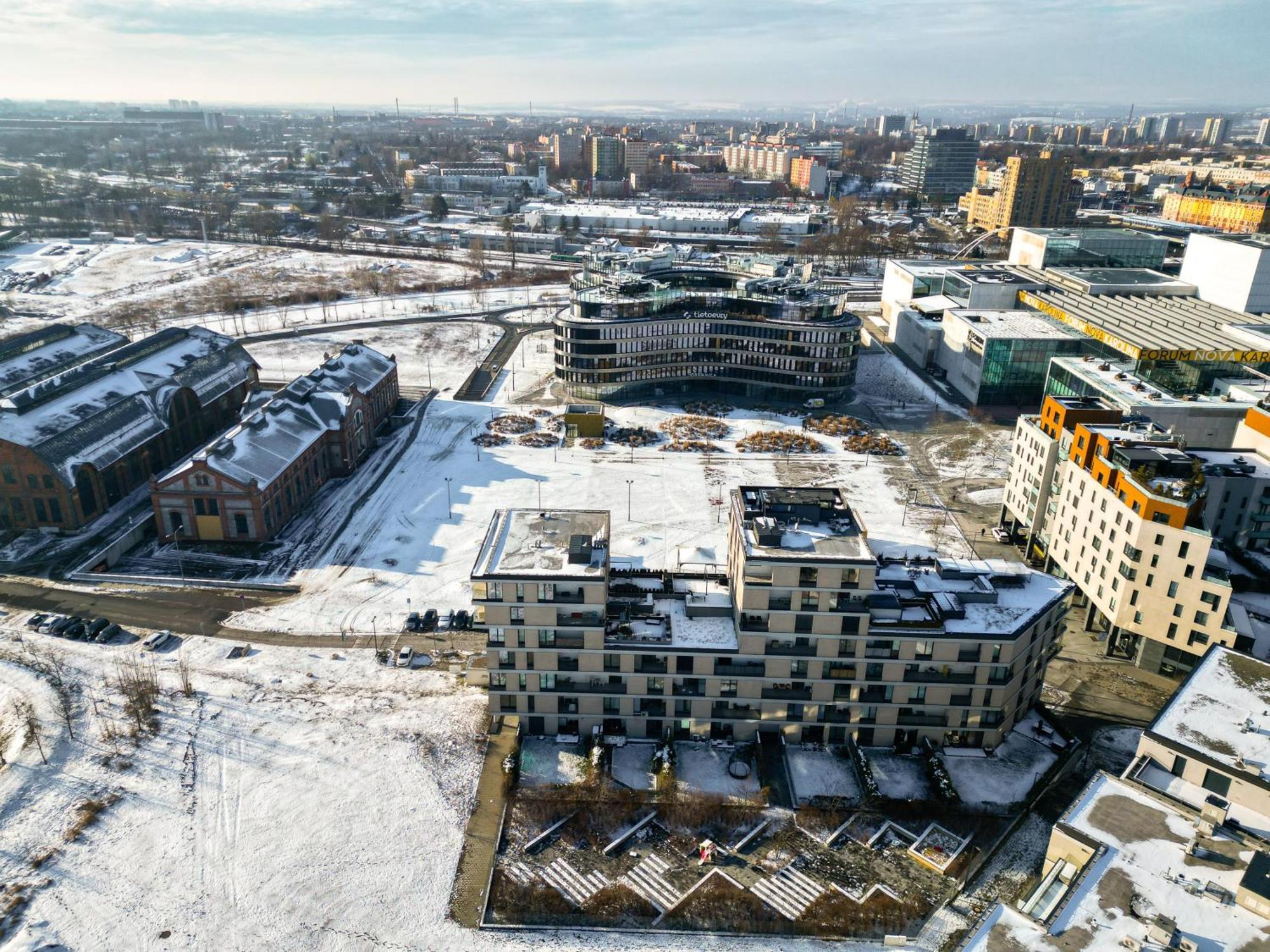 Bnb New Beautiful Apartment In The Center Of Ostrava With Option Garage Parking Exterior photo