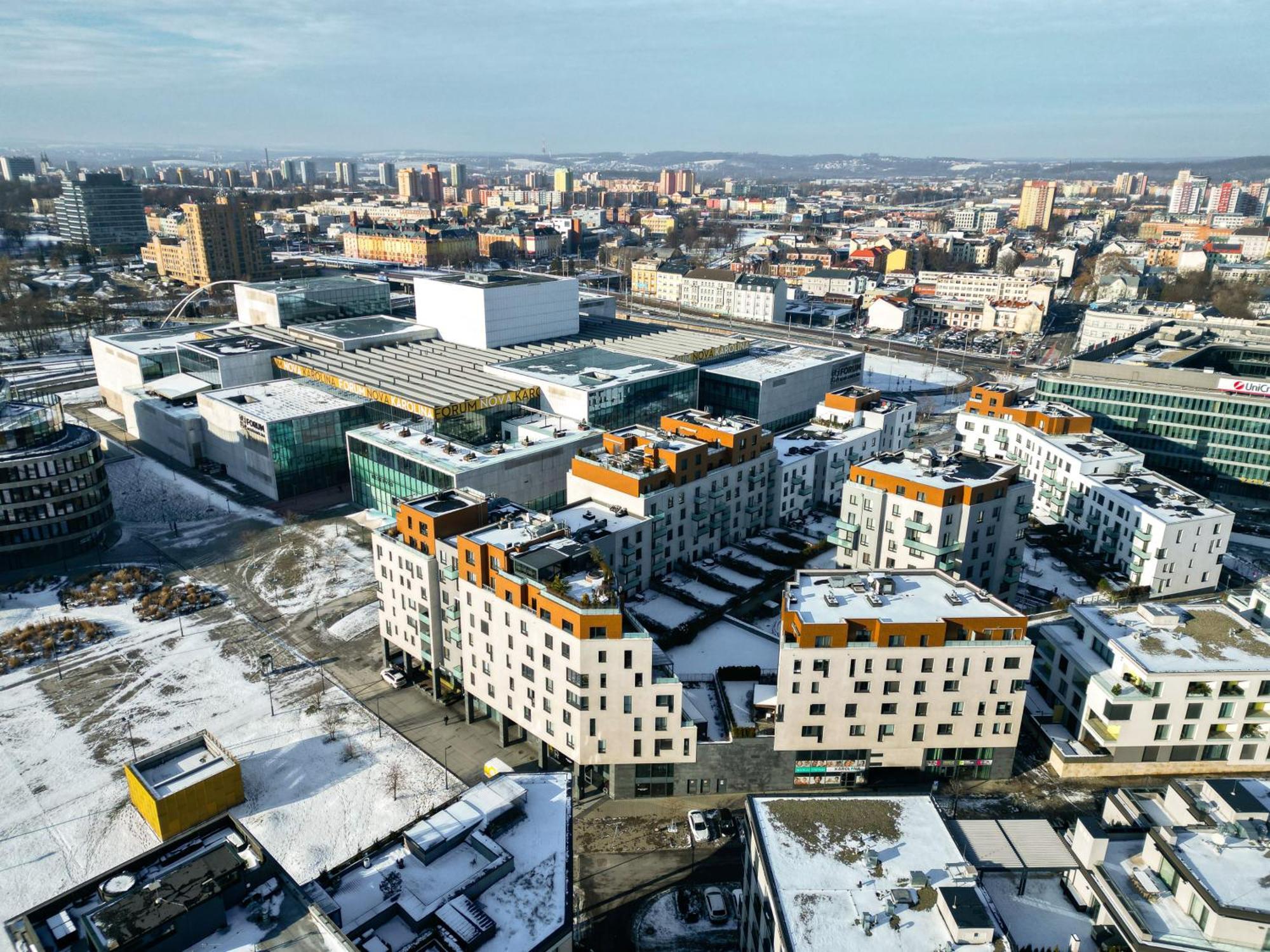 Bnb New Beautiful Apartment In The Center Of Ostrava With Option Garage Parking Exterior photo