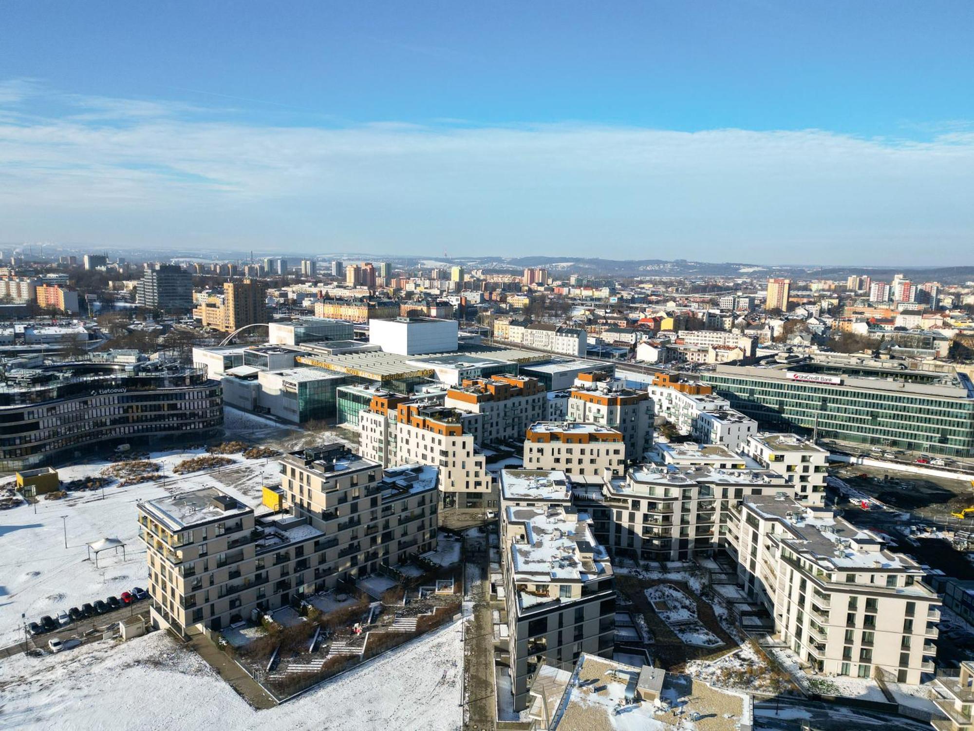 Bnb New Beautiful Apartment In The Center Of Ostrava With Option Garage Parking Exterior photo